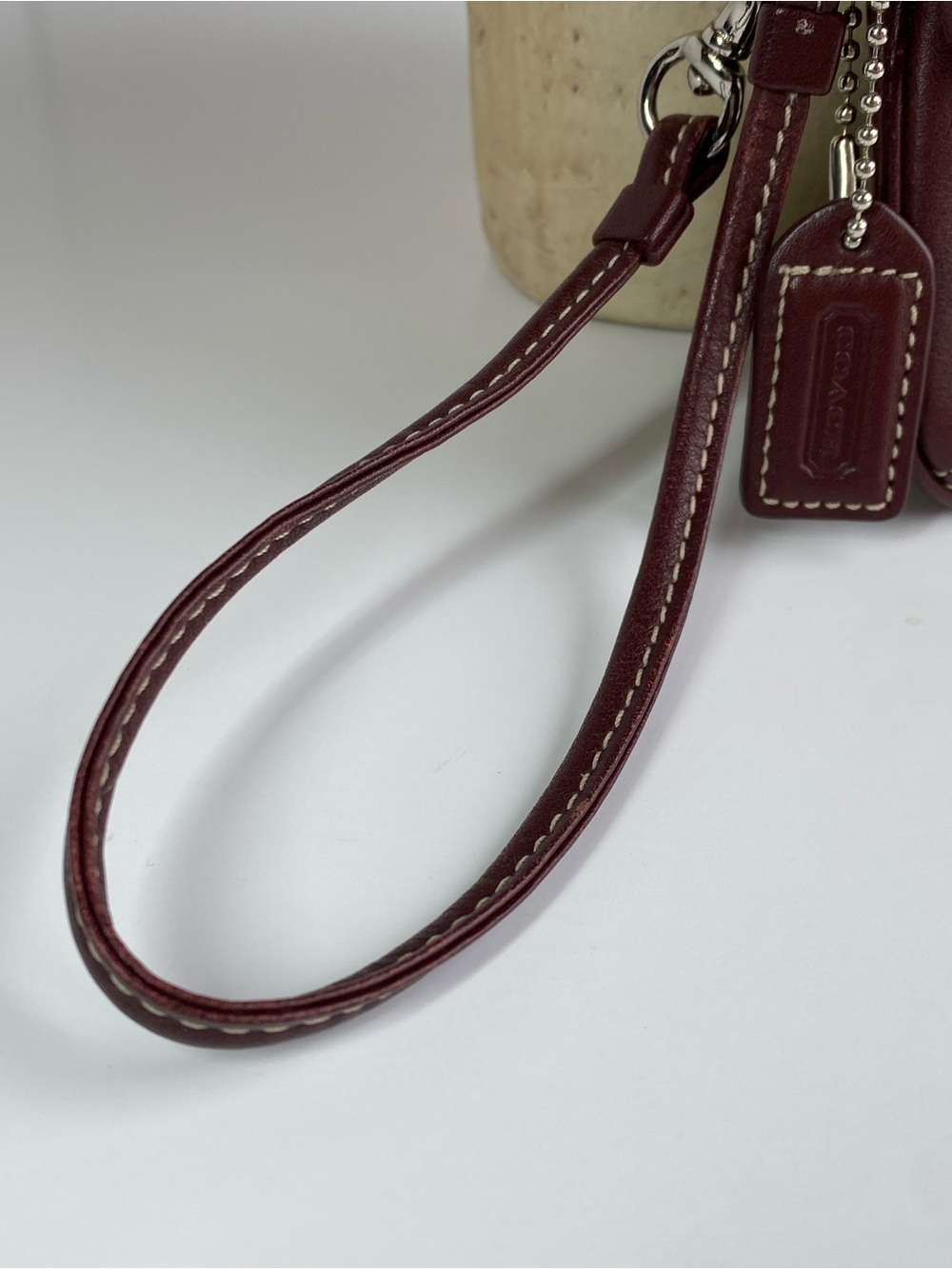 Coach Oxblood Hamilton Clutch Wristlet Wallet - Picture 7 of 14